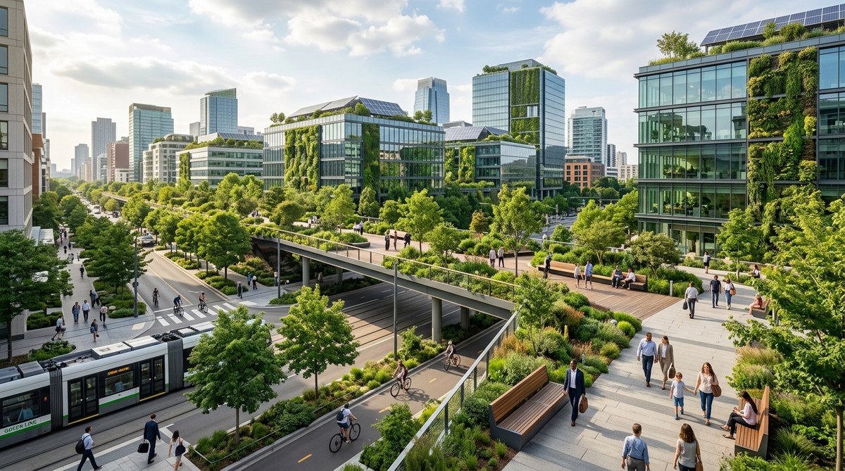 Implementing Green Design Principles to Transform Urban Spaces