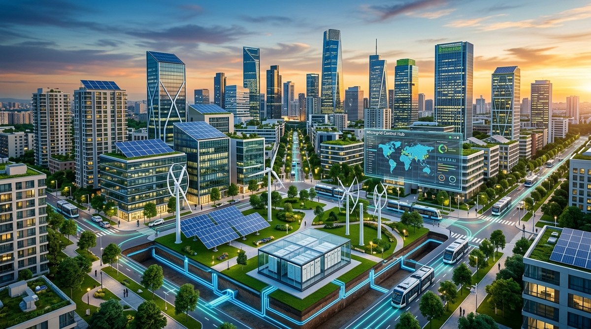 Integrating Renewable Energy Microgrids into Smart City Planning